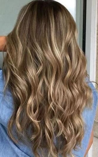 braune haare blond,
