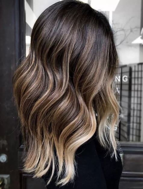 braune haare blond,