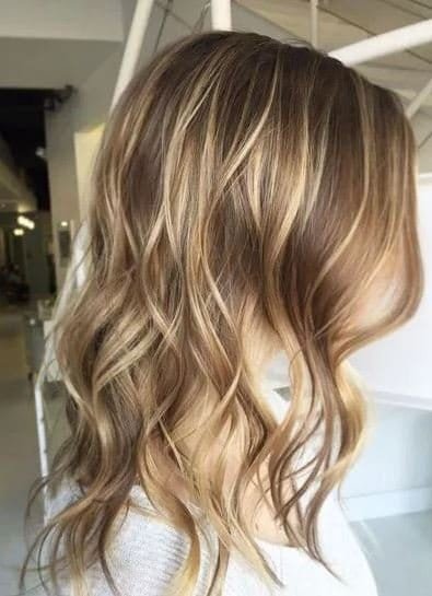 braune haare blond,
