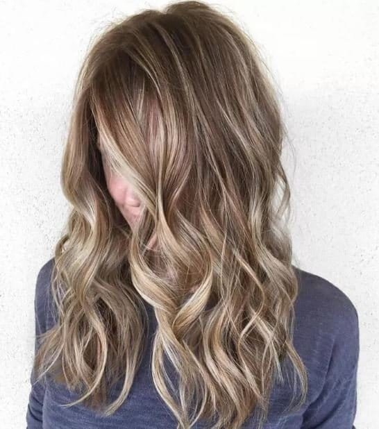 braune haare blond,