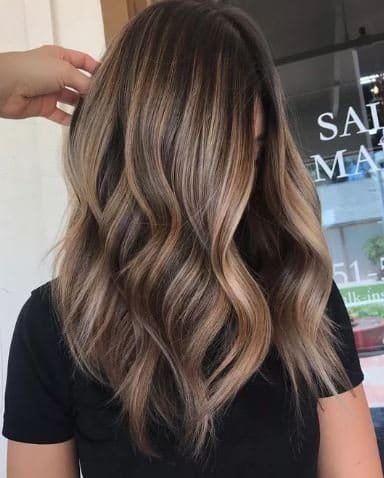 braune haare blond,