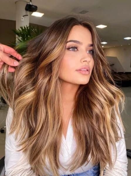 Braune Haare Mit Blonden Strähnen 7 Braune haare mit blonden strähnen,