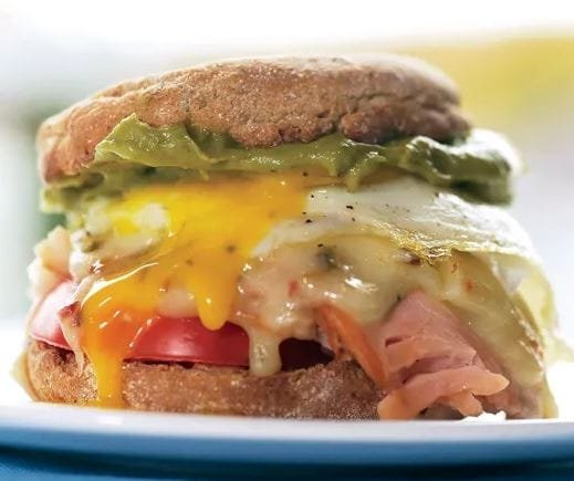 Die 10 Besten Gesunden Rezepte Zum Abnehmen 2 Sonnenaufgang-Sandwich