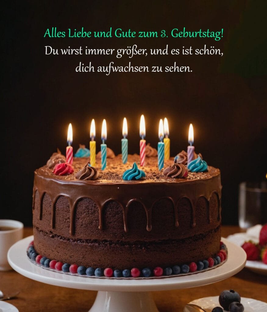 3 Geburtstag Sprche