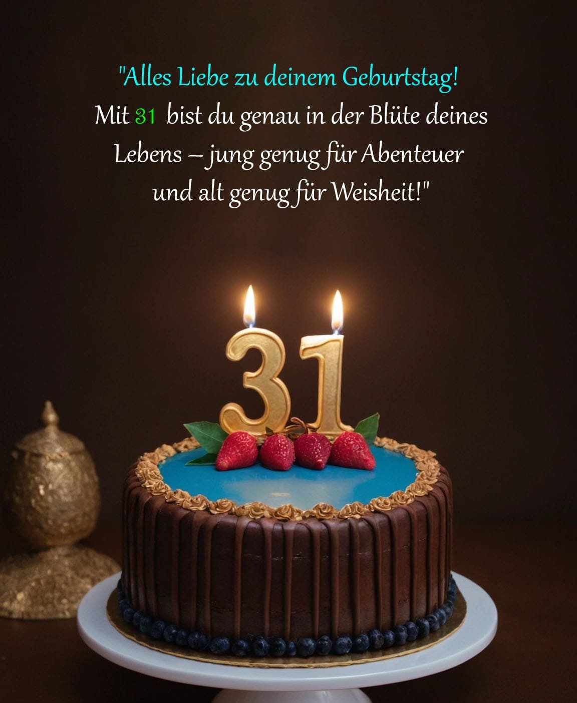 Schöne Sprüche und Glückwünsche zum 31. Geburtstag 1 Sprüche Und Glückwünsche Zum 31. Geburtstag