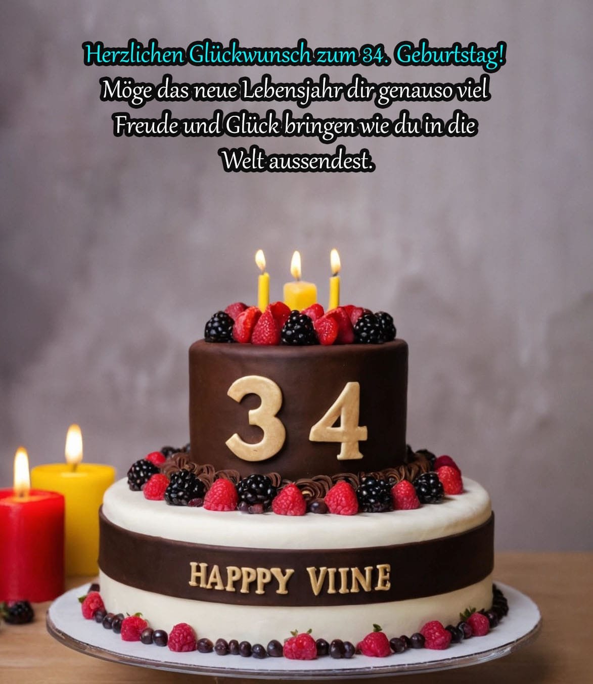 Schöne Sprüche und Glückwünsche zum 34. Geburtstag 1 Sprüche Und Glückwünsche Zum 34. Geburtstag