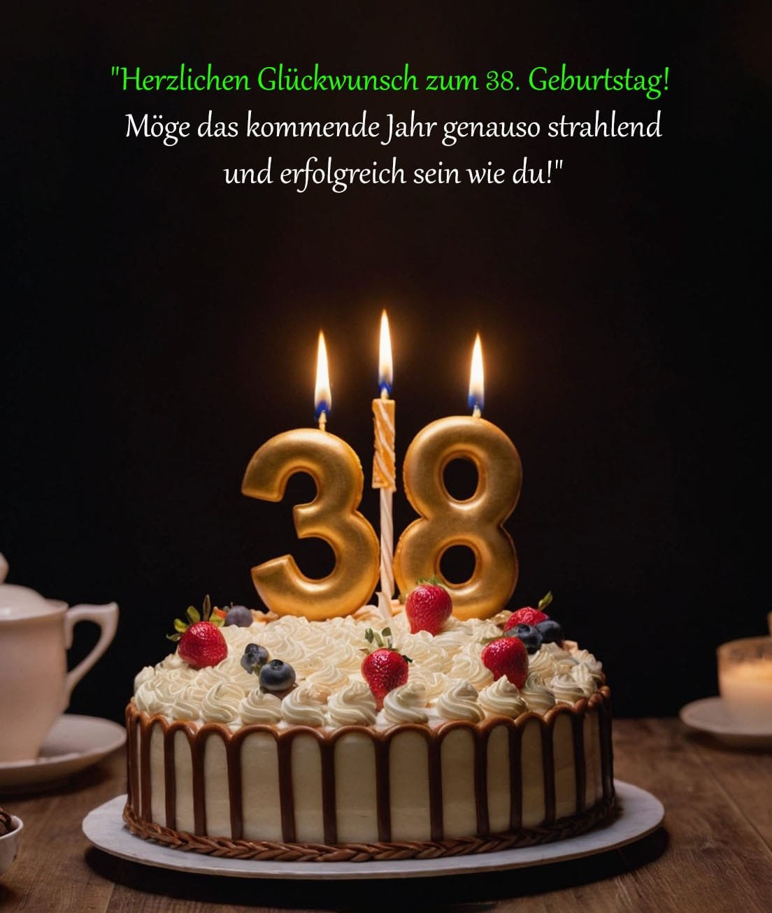 Schöne Sprüche und Glückwünsche zum 38. Geburtstag 1 Sprüche Und Glückwünsche Zum 38. Geburtstag