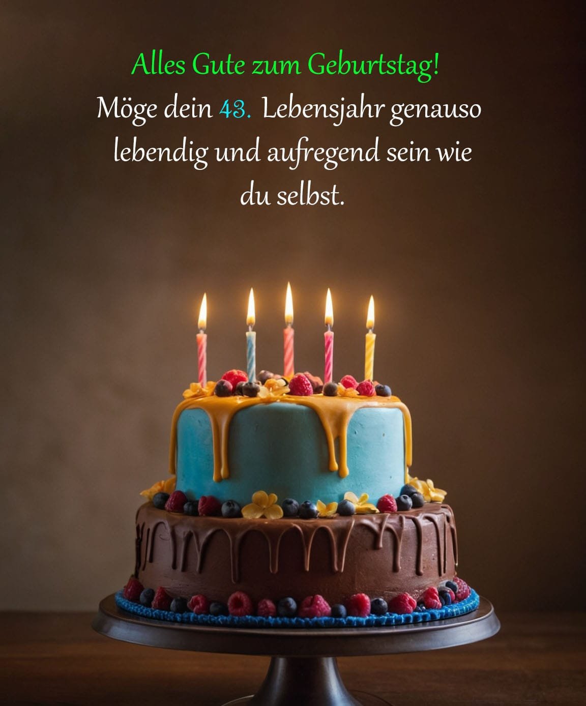 Schöne Sprüche und Glückwünsche zum 43. Geburtstag 2 Sprüche Und Glückwünsche Zum 43. Geburtstag