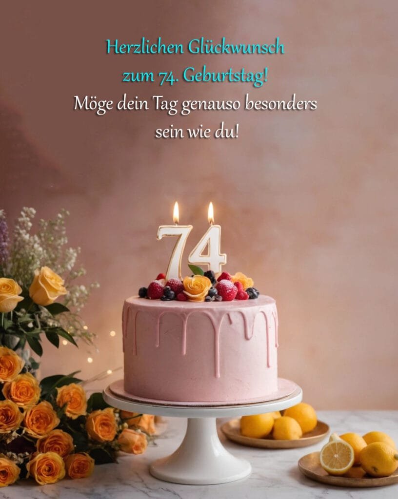 Gluckwunsche Zum 74 Geburtstag
